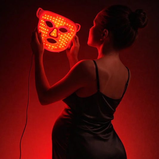 Masque LED Visage 7 Couleurs - 309 Puces Photoniques Anti-Âge Hydratant Rajeunissant