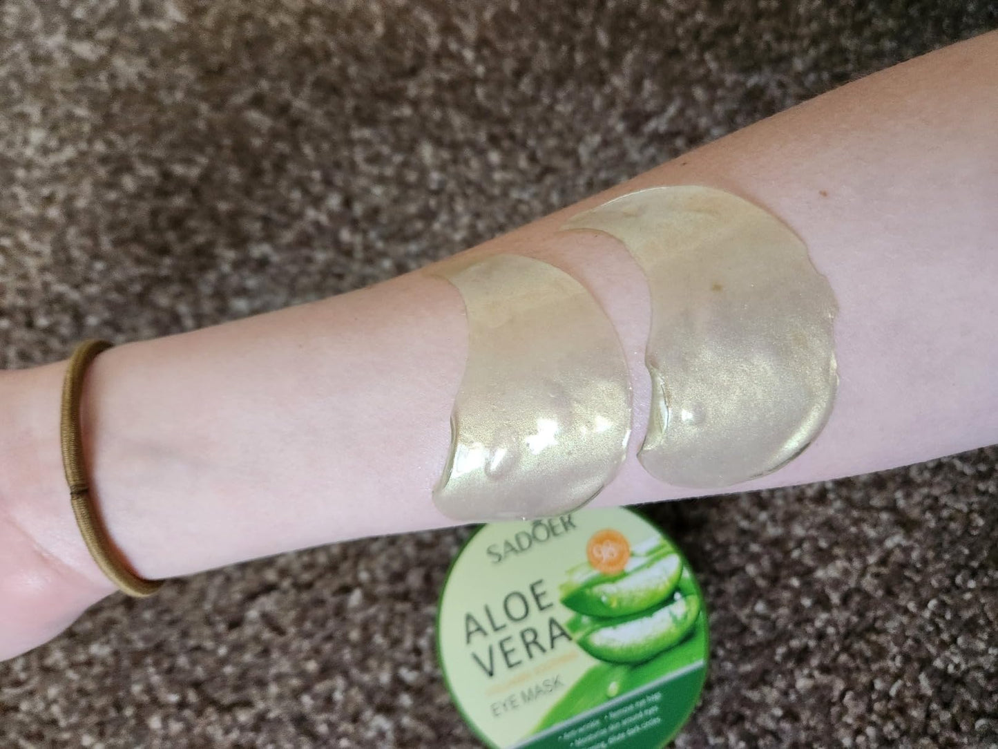 SADOER Masque Yeux Aloe Vera Collagène