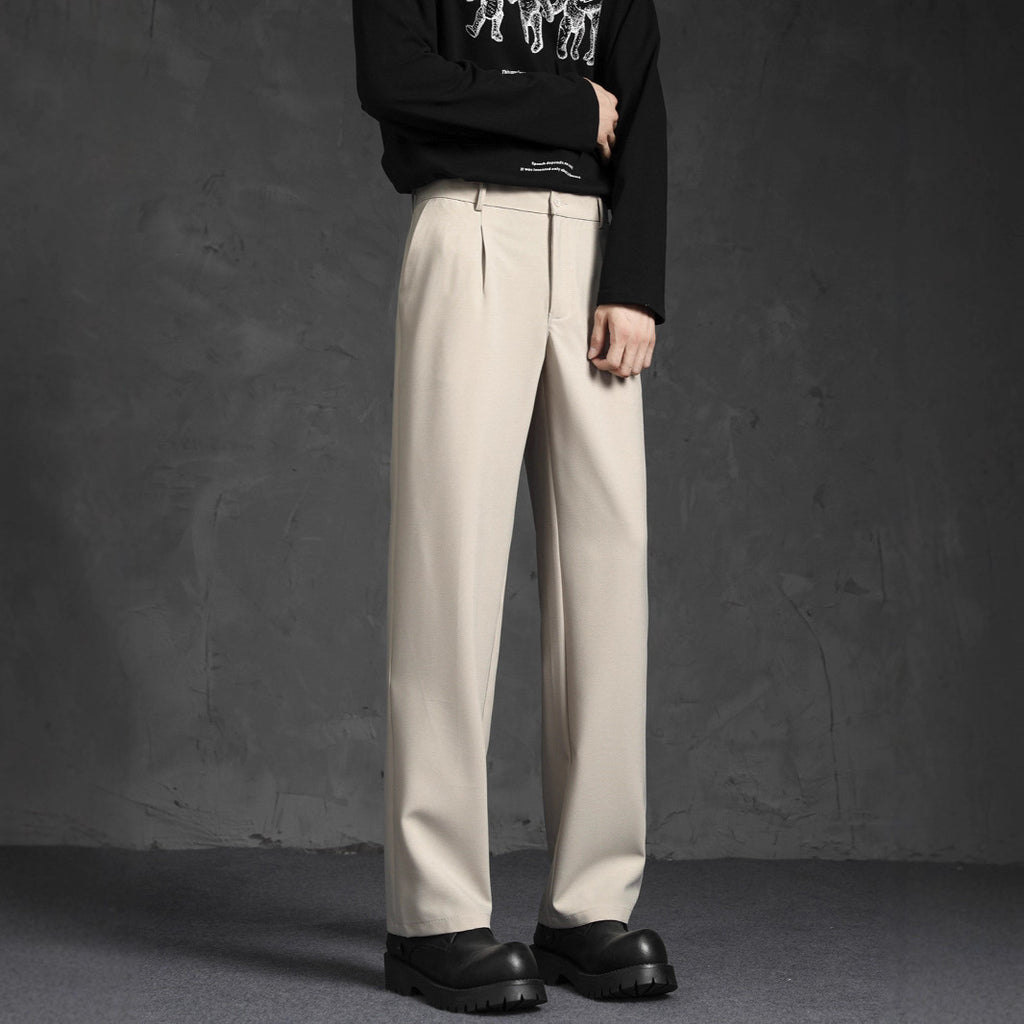 Pantalon de Costume Décontracté Droit - Jambe Longue pour Homme