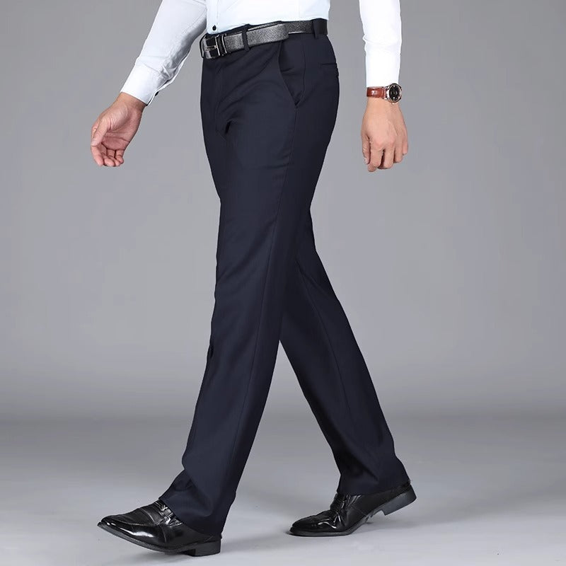 Pantalon de Costume Business Casual pour Homme - Coupe Ample Printemps Automne