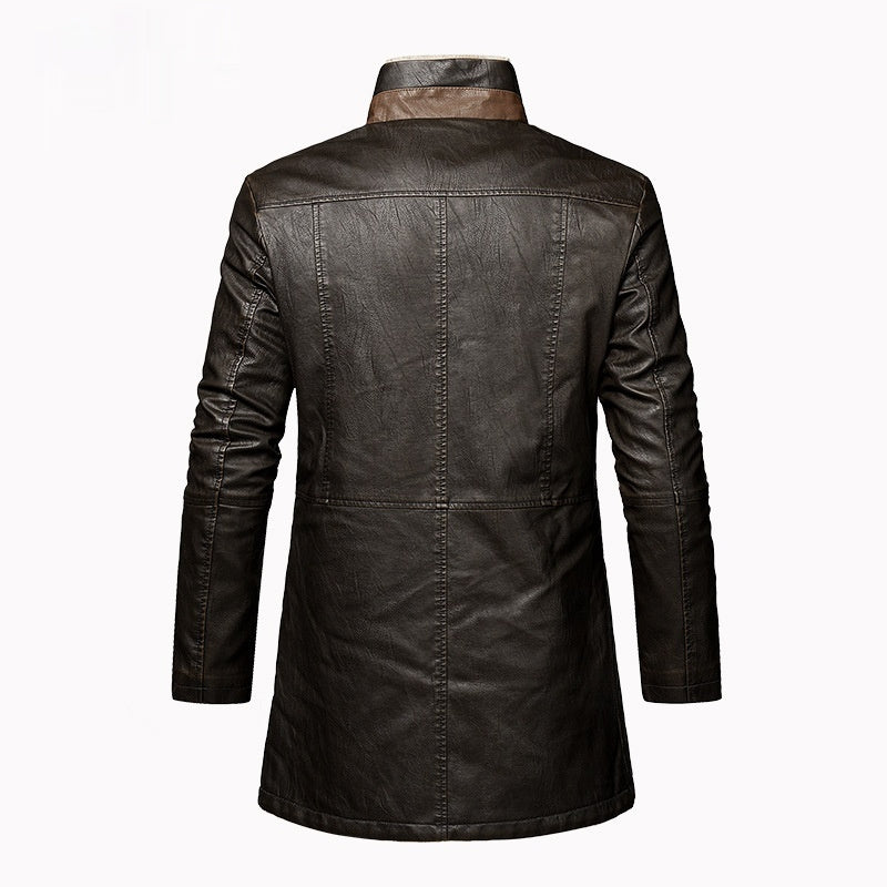 Veste en cuir homme