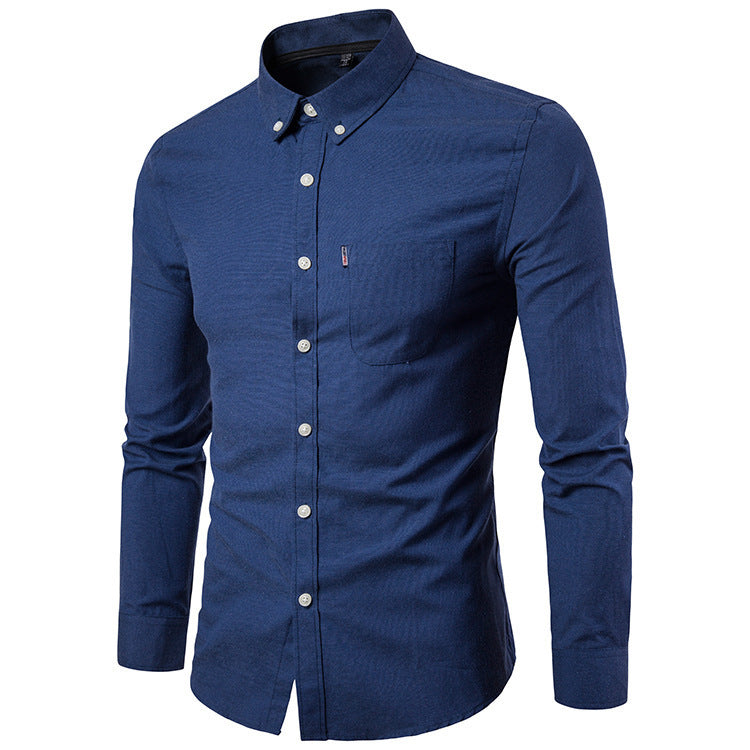 Chemise Homme Slim Fit Manches Longues - Style Business Casual