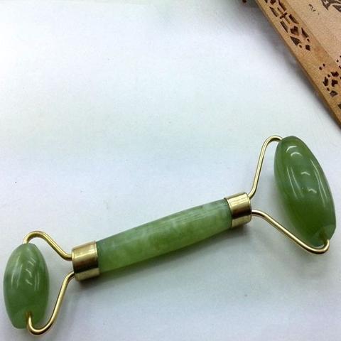Rouleau de Jade Facial Massage Quartz Rose Jade Vert - Anti-Rides Lifting