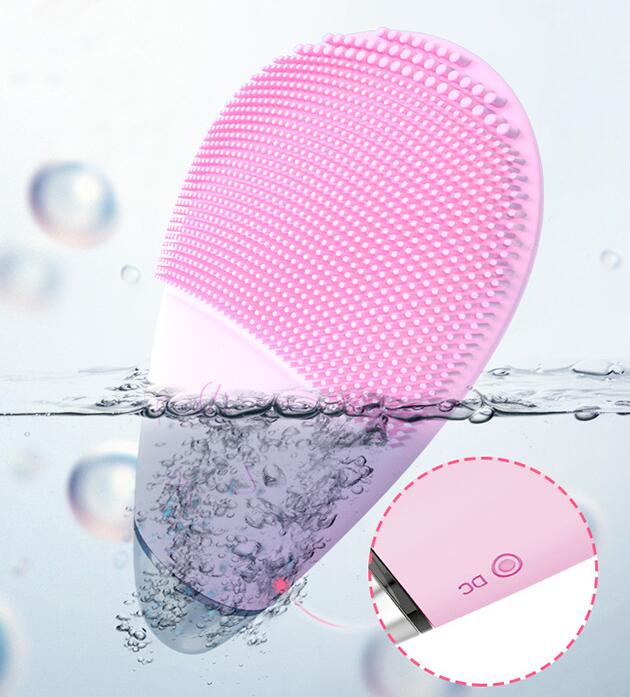 Brosse Nettoyante Faciale Silicone Ultrasonique USB