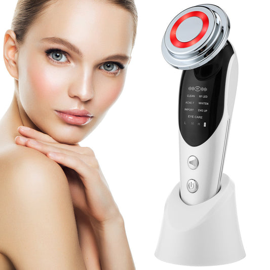 Appareil Beauté Visage RF EMS - Lumière LED 7 Modes