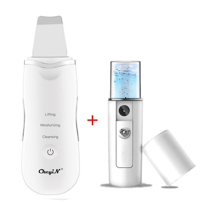 Appareil de Nettoyage Facial Ultrasonique - Éliminateur de Points Noirs et Pores - Gommage Visage Rechargeable