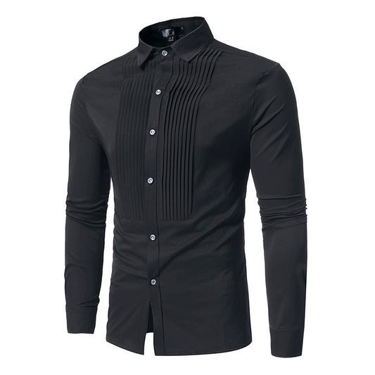 Chemise Smoking Élégante - Mariage & Cérémonie - Coupe Slim