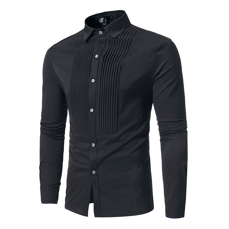 Chemise Smoking Élégante - Mariage & Cérémonie - Coupe Slim