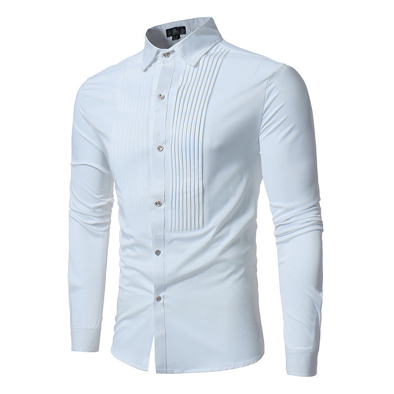 Chemise Smoking Élégante - Mariage & Cérémonie - Coupe Slim