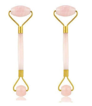 Rouleau de Jade Facial Massage Quartz Rose Jade Vert - Anti-Rides Lifting