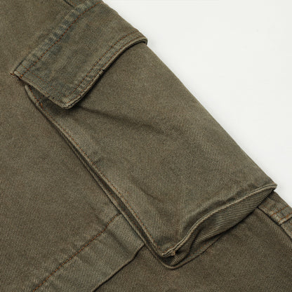 Pantalon Cargo Kaki Coton - Design Coutures Artistiques