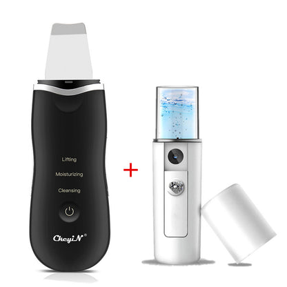 Appareil de Nettoyage Facial Ultrasonique - Éliminateur de Points Noirs et Pores - Gommage Visage Rechargeable