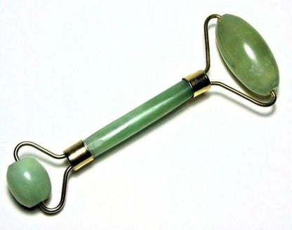 Rouleau de Jade Facial Massage Quartz Rose Jade Vert - Anti-Rides Lifting