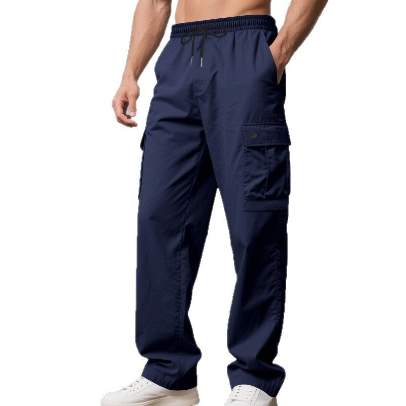 Pantalon Cargo Multi-Poches Homme Ample Décontracté
