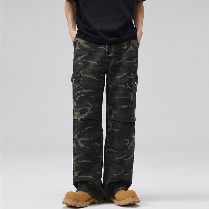 Pantalon Cargo Camouflage Militaire Noir - hubofland