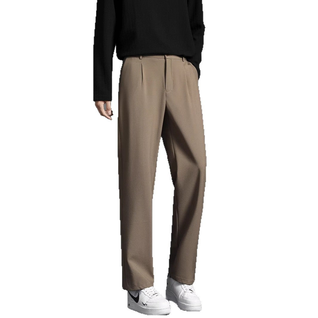Pantalon de Costume Décontracté Droit - Jambe Longue pour Homme