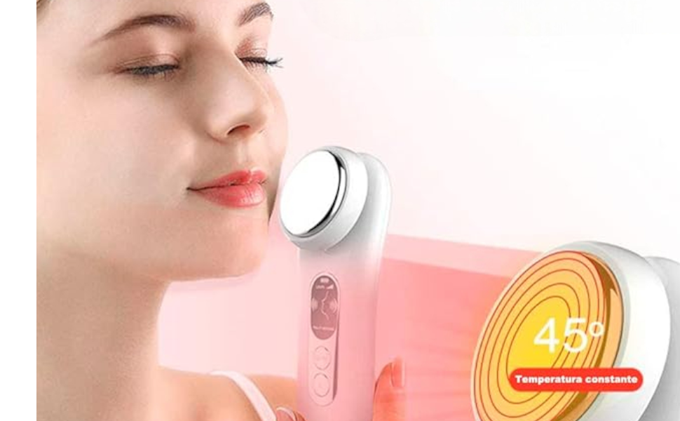 Nettoyeur de Peau Ionique Professionnel avec Écran LCD"