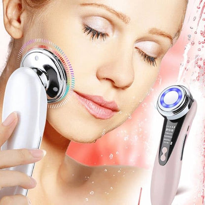 Appareil Beauté Visage RF EMS - Lumière LED 7 Modes