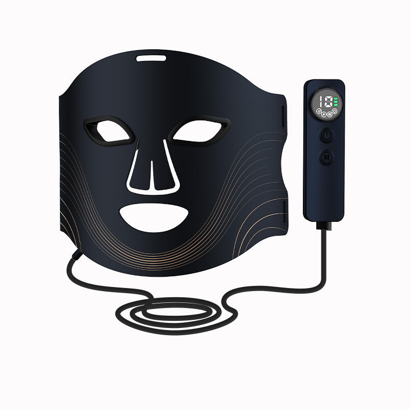 Masque LED Photonique Infrarouge - Soin Anti-Âge Professionnel à Domicile