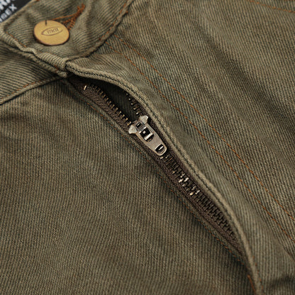 Pantalon Cargo Kaki Coton - Design Coutures Artistiques