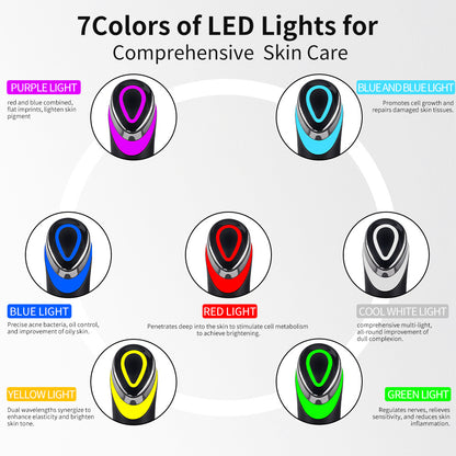 Thérapie LED Photonique 7 Couleurs pour le Visage"