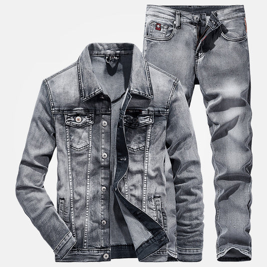 Ensemble Denim Homme - Veste + Jean Assorti Slim Fit"