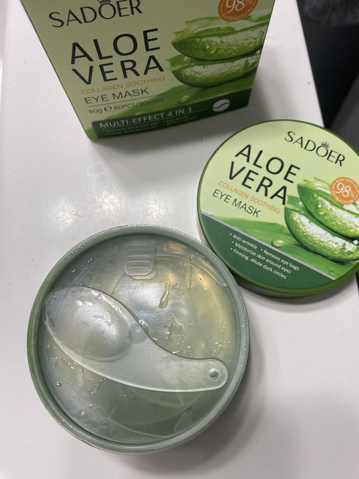 SADOER Masque Yeux Aloe Vera Collagène