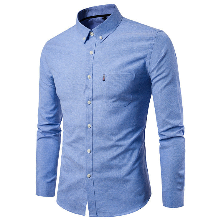 Chemise Homme Slim Fit Manches Longues - Style Business Casual