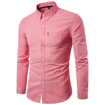 Chemise Homme Slim Fit Manches Longues - Style Business Casual