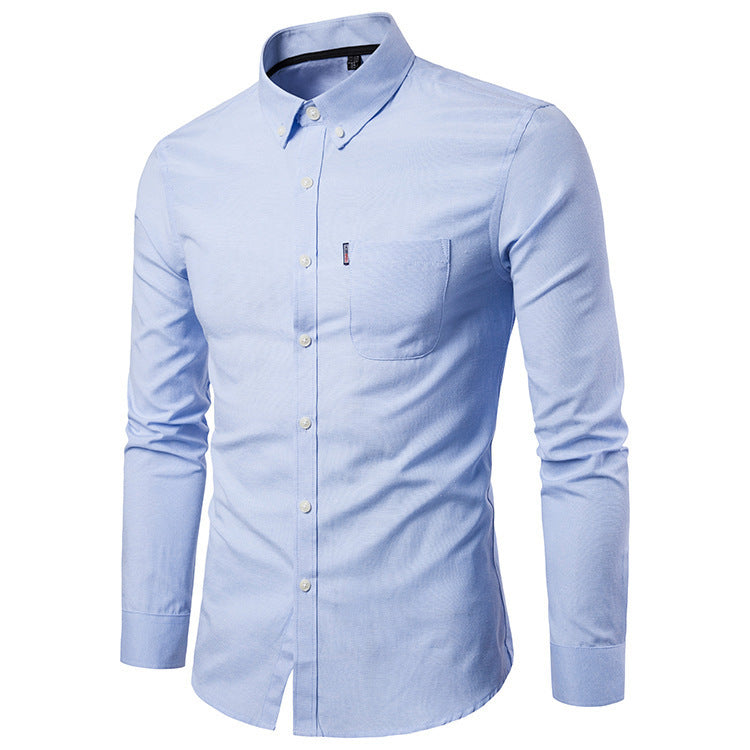 Chemise Homme Slim Fit Manches Longues - Style Business Casual