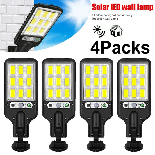 Lampe Solaire COB 1500LM – Détection 270°, 3 Modes, IP65