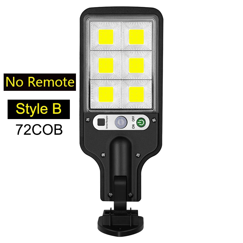 Lampe Solaire COB 1500LM – Détection 270°, 3 Modes, IP65
