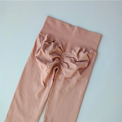 Legging Yoga Seamless Taille Haute Femme – Booty Lift Gainant | K1066