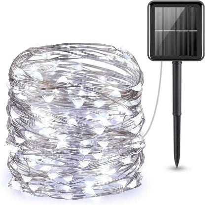 Guirlandes Solaires GOTP 200 LED 22M 8 Modes Étanche IP65