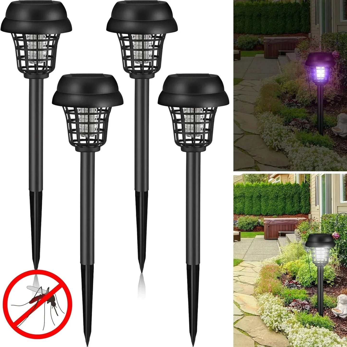 Solar Mosquito Killer Lamp – Outdoor Waterproof UV Trap