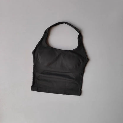 Brassière Sport Croisée Dos Nu – Maintien Yoga & Fitness Femme | W1253