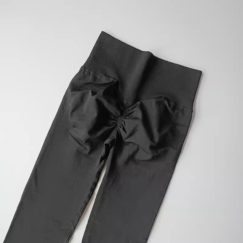 Legging Yoga Seamless Taille Haute Femme – Booty Lift Gainant | K1066