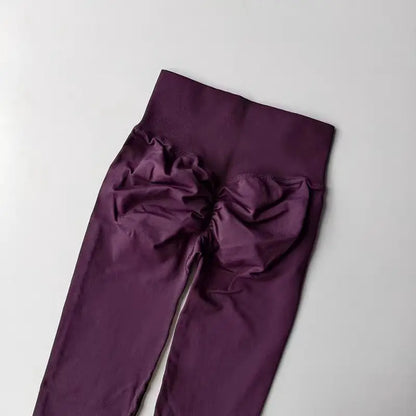 Legging Yoga Seamless Taille Haute Femme – Booty Lift Gainant | K1066