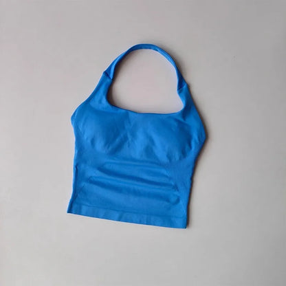 Brassière Sport Croisée Dos Nu – Maintien Yoga & Fitness Femme | W1253
