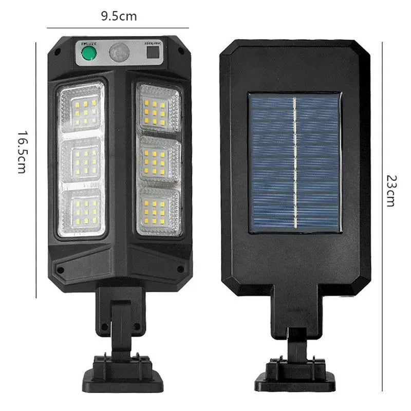 Lampe Solaire 10000LM – Détecteur de Mouvement, Télécommande, IP65
