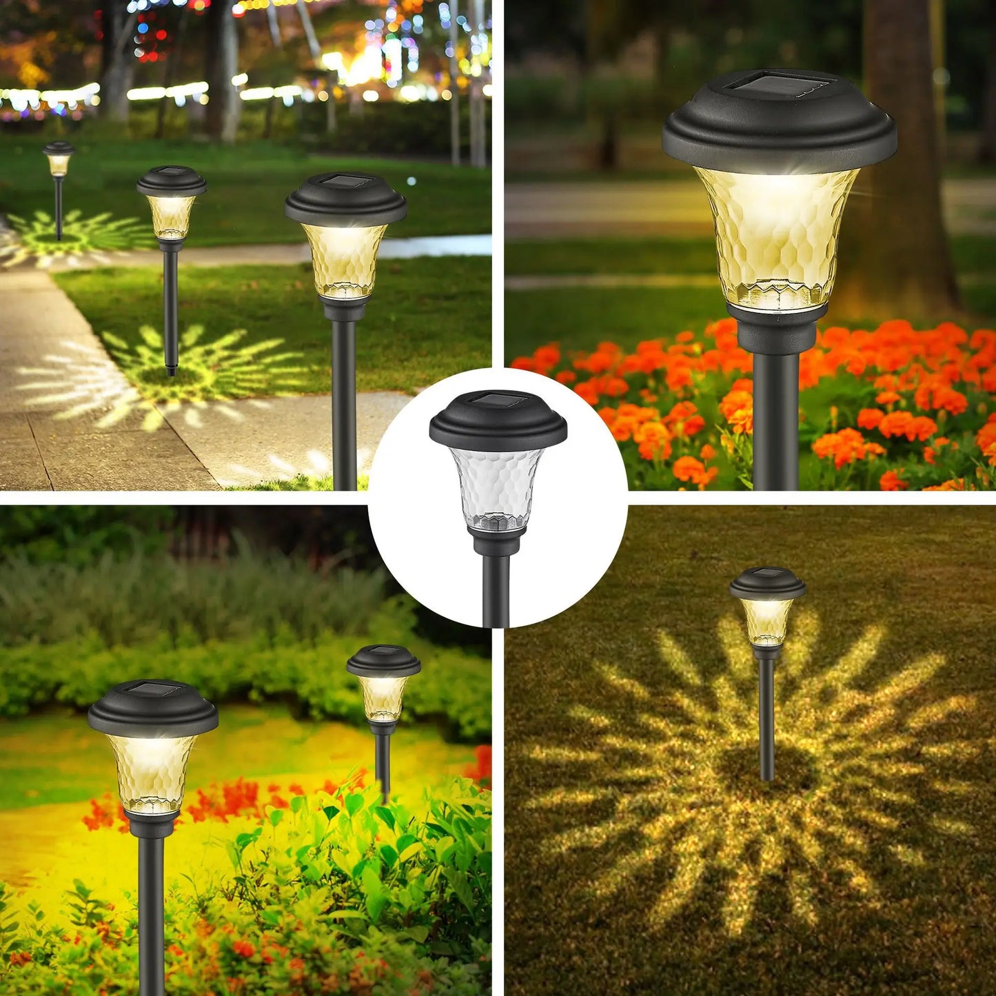 Solar Path Light – RGB & Warm White, IP67 Waterproof