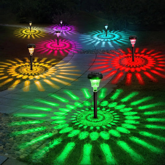 Solar Path Light – RGB & Warm White, IP67 Waterproof