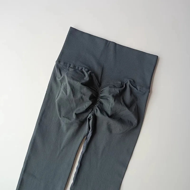 Legging Yoga Seamless Taille Haute Femme – Booty Lift Gainant | K1066