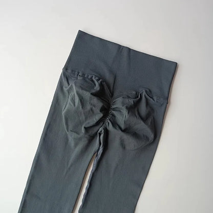 Legging Yoga Seamless Taille Haute Femme – Booty Lift Gainant | K1066