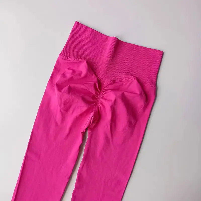 Legging Yoga Seamless Taille Haute Femme – Booty Lift Gainant | K1066
