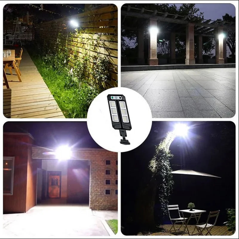 Lampe Solaire 10000LM – Détecteur de Mouvement, Télécommande, IP65