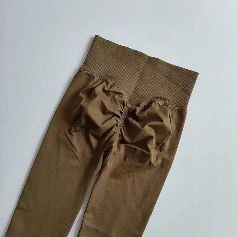 Legging Yoga Seamless Taille Haute Femme – Booty Lift Gainant | K1066