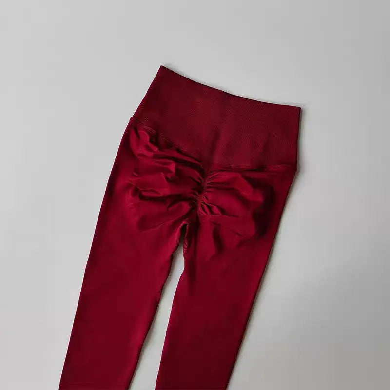 Legging Yoga Seamless Taille Haute Femme – Booty Lift Gainant | K1066