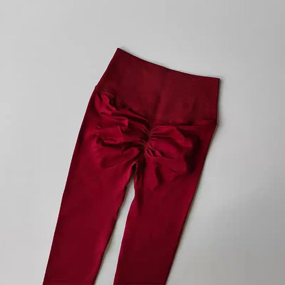 Legging Yoga Seamless Taille Haute Femme – Booty Lift Gainant | K1066