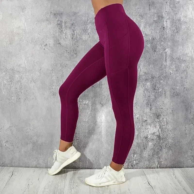 Legging Sport Taille Haute avec Poche – Gainant Booty Lift Femme | MODX